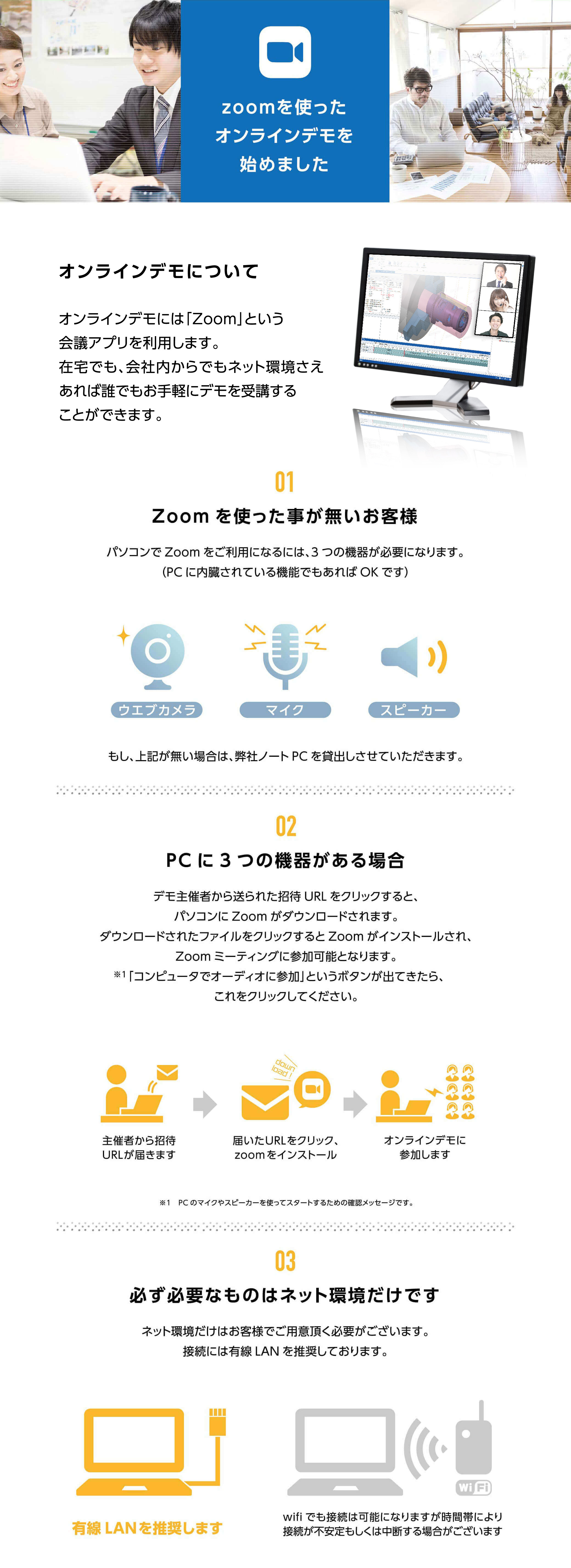 ［オンラインデモ］お申し込み