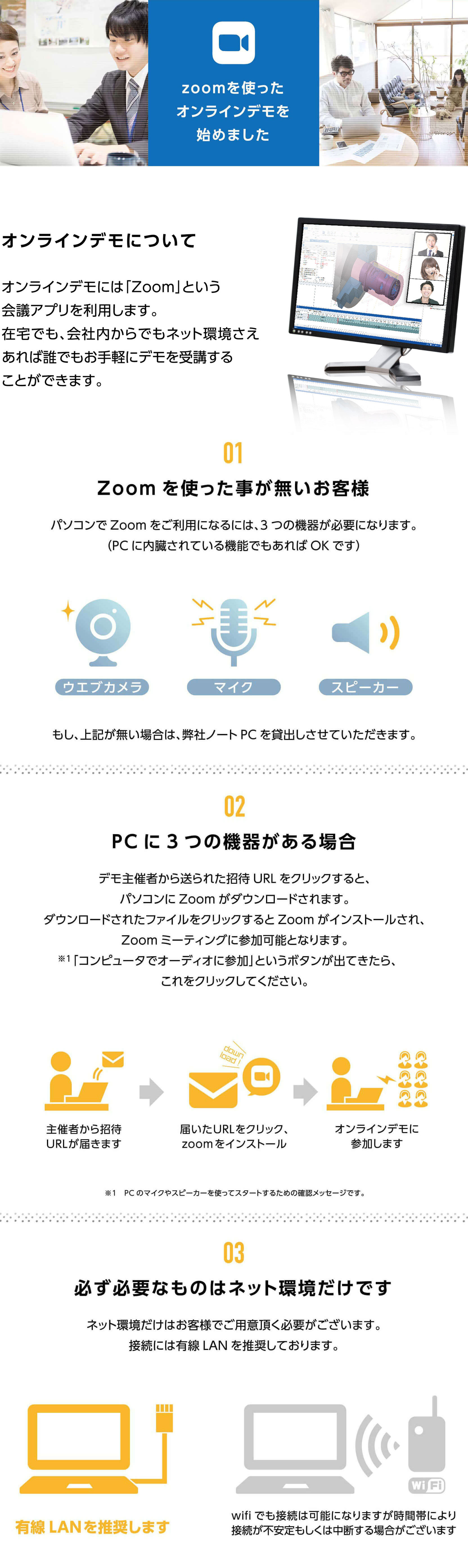 ［オンラインデモ］お申し込み
